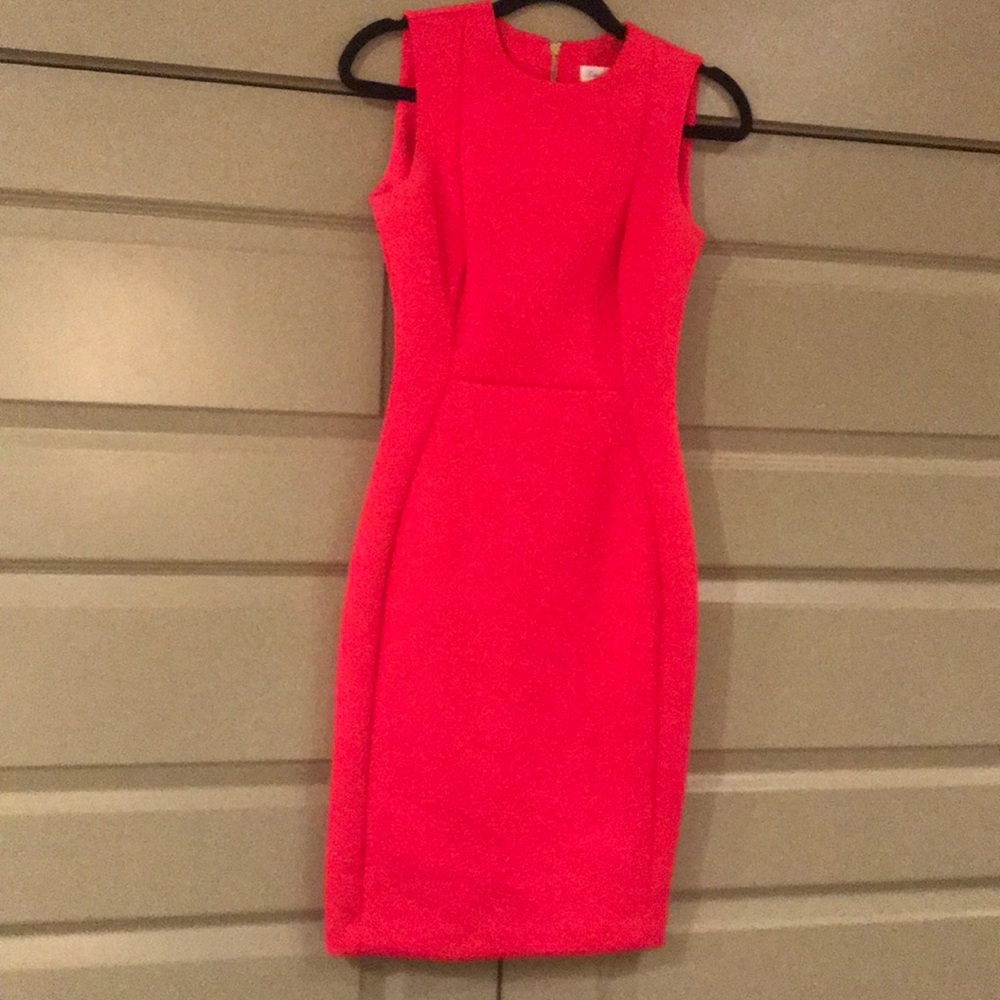 Excellent Condition Pink Scuba Dress